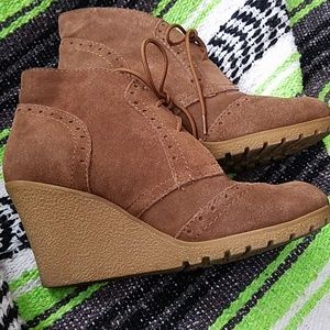 Mia Suede Wedges